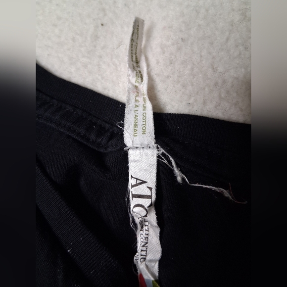 100% Cotton Black Long Sleeve Tee with Tree Graphic - Picture 5 of 5